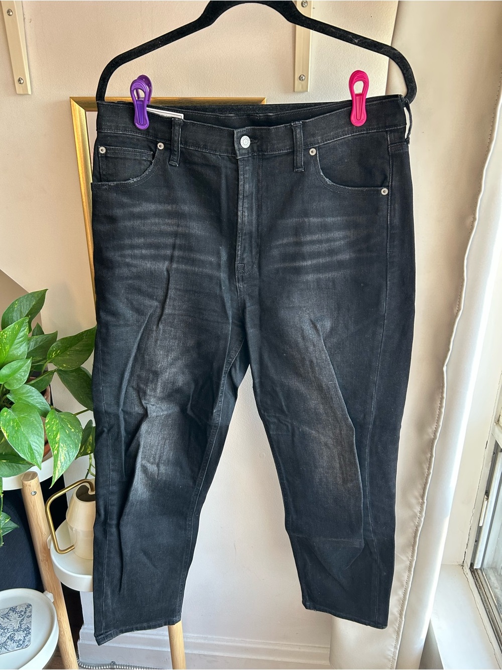 Gap Hight Rise Black Jeans